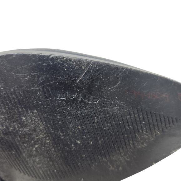 Liliana Pearl Studded High Heel Boots Faux Leather Pointed Toe Black Size 8.5 - Picture 7 of 9